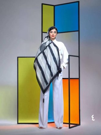 شال-نخی-منگوله-دار