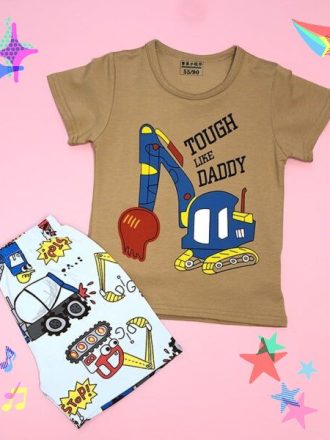 تیشرت-پسرانه-طرح-ماشین-مکانیکی|مثلث شاپ