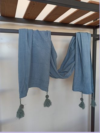 شال پاییزه منگوله دار