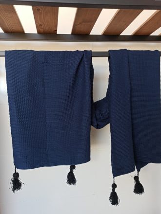 شال پاییزه منگوله دار